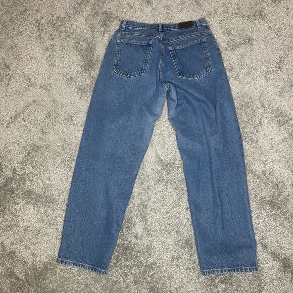 L.L.Bean Size 12 Jeans 100% Cotton Relaxed Fit - Picture 4 of 5